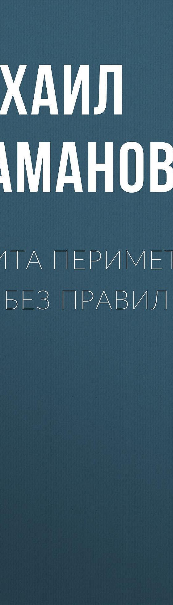 Защита Периметра. Игра без правил» читать онлайн книгу 📙 автора Михаила  Атаманова на MyBook.ru