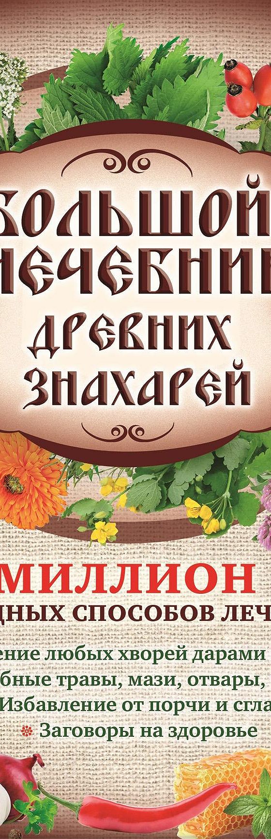 Большой лечебник древних знахарей. Миллион народных способов лечения»  читать онлайн книгу 📙 автора Ларисы Кузьминой на MyBook.ru