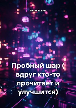 Пробный шар ( вдруг кто-то прочитает и улучшится)