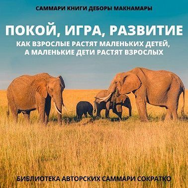 Саммари книги Деборы Макнамары «Покой, игра, развитие. Как взрослые растят маленьких детей, а маленькие дети растят взрослых»
