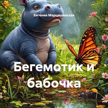 Бегемотик и бабочка