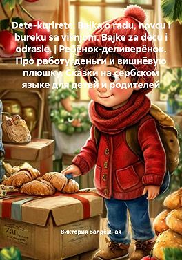 Dete-kurirete. Bajka o radu, novcu i bureku sa višnjom. Bajke za decu i odrasle. | Ребёнок-деливерёнок. Про работу, деньги и вишнёвую плюшку. Сказки на сербском языке для детей и родителей