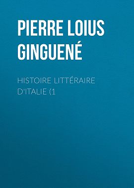 Histoire littéraire d'Italie (1