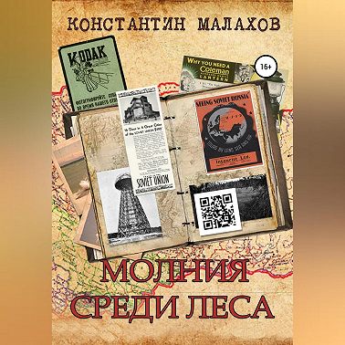 Молния среди леса