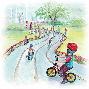 Стремительный Гоша в большом городе. Первая гонка.