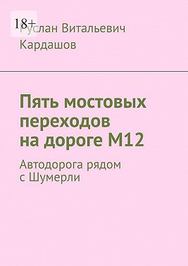 Пять мостовых переходов на дороге М12. Автодорога рядом с Шумерли